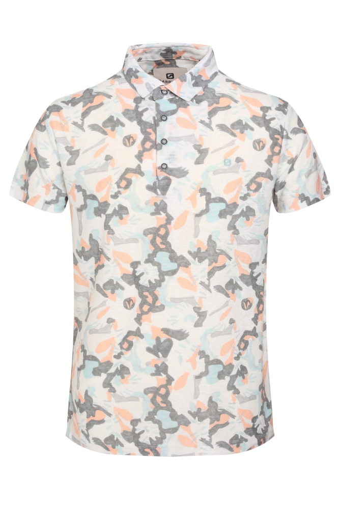 POLO JERSEY CAMO PRINTED 234544 101 white